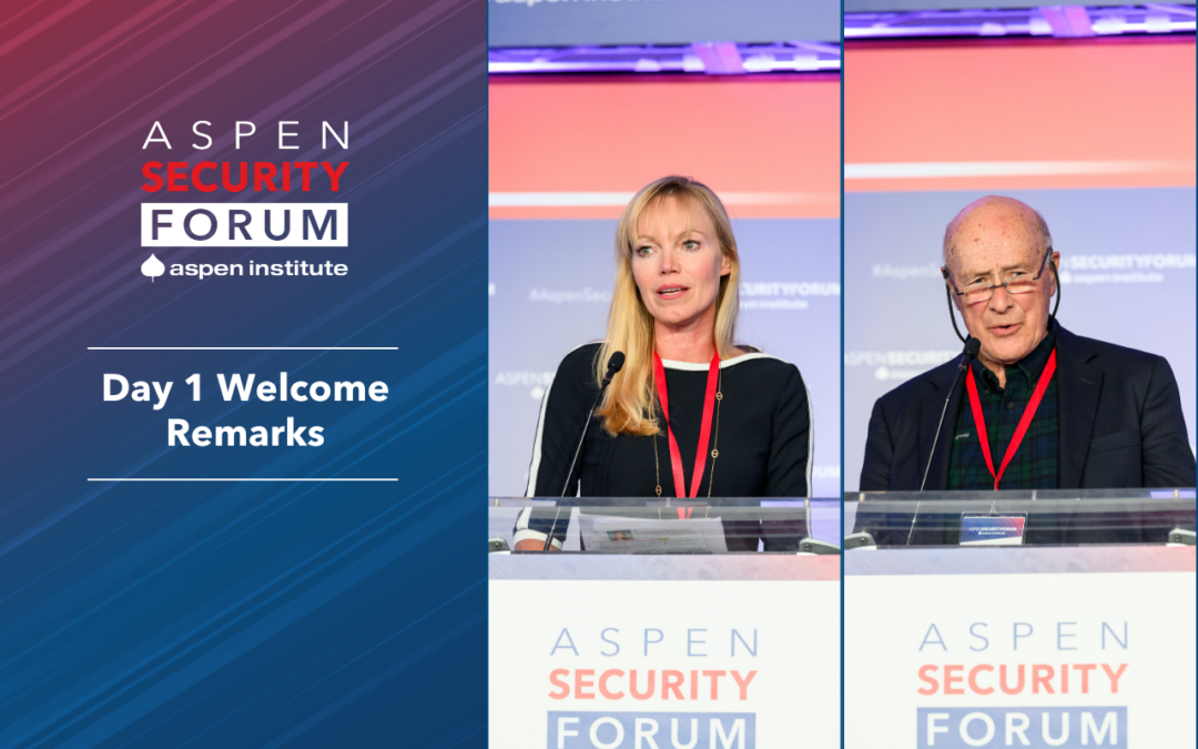 Welcome Remarks: Day 1