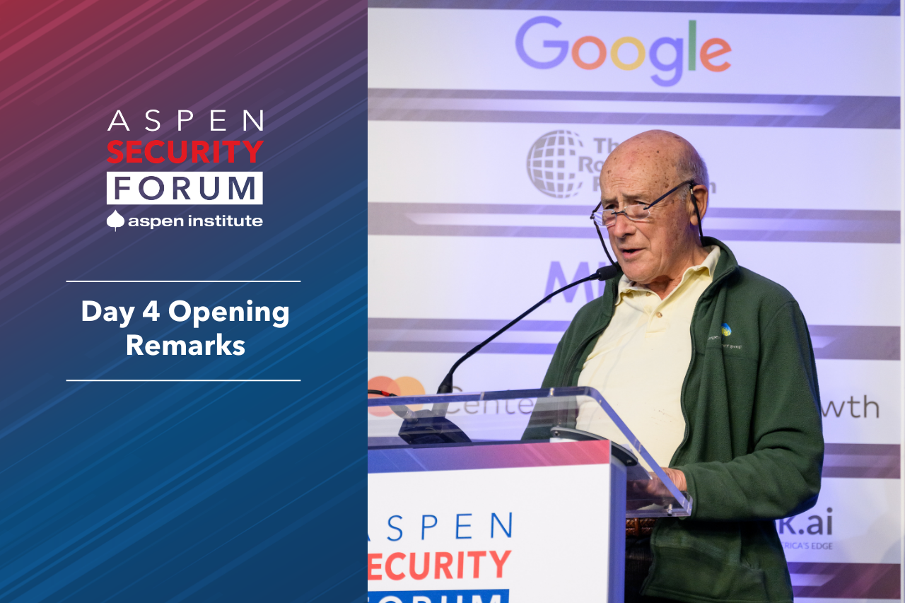 Welcome Remarks: Day 4