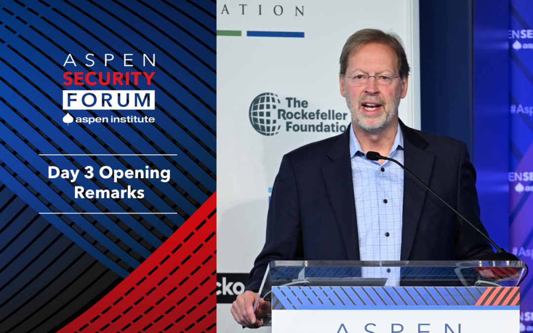 Welcome Remarks: Day 3