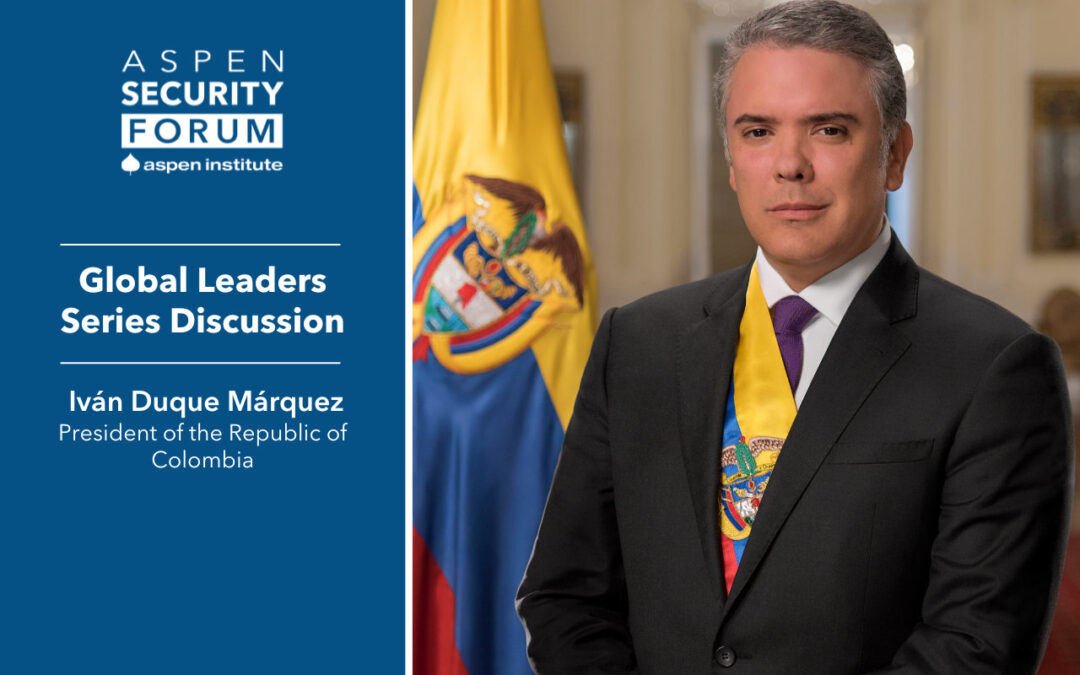 The View from Bogotá: A Live Conversation with the President of Colombia Iván Duque Márquez