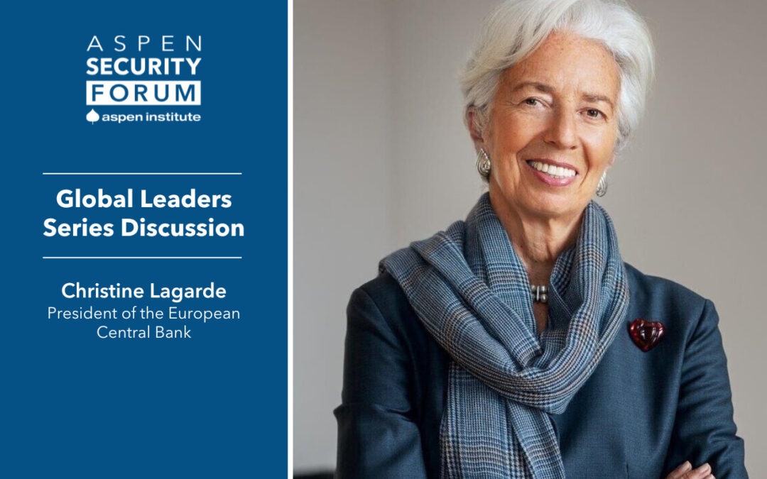 A Live Conversation with Christine Lagarde, President of the European Central Bank