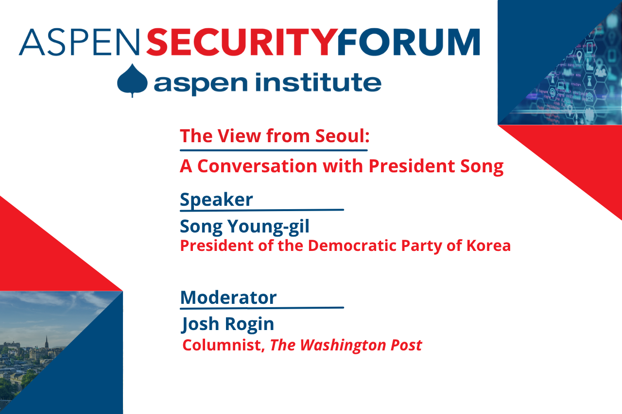 The View from Seoul: A Conversation with President Song