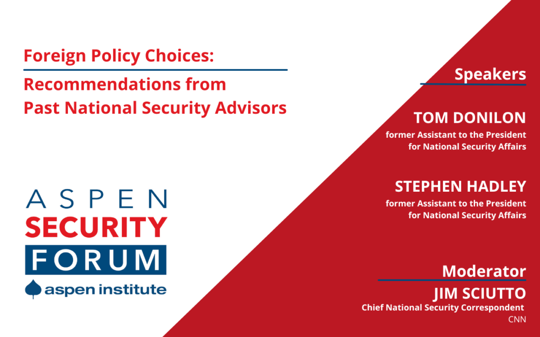 Foreign Policy Choices for 2021 and Beyond