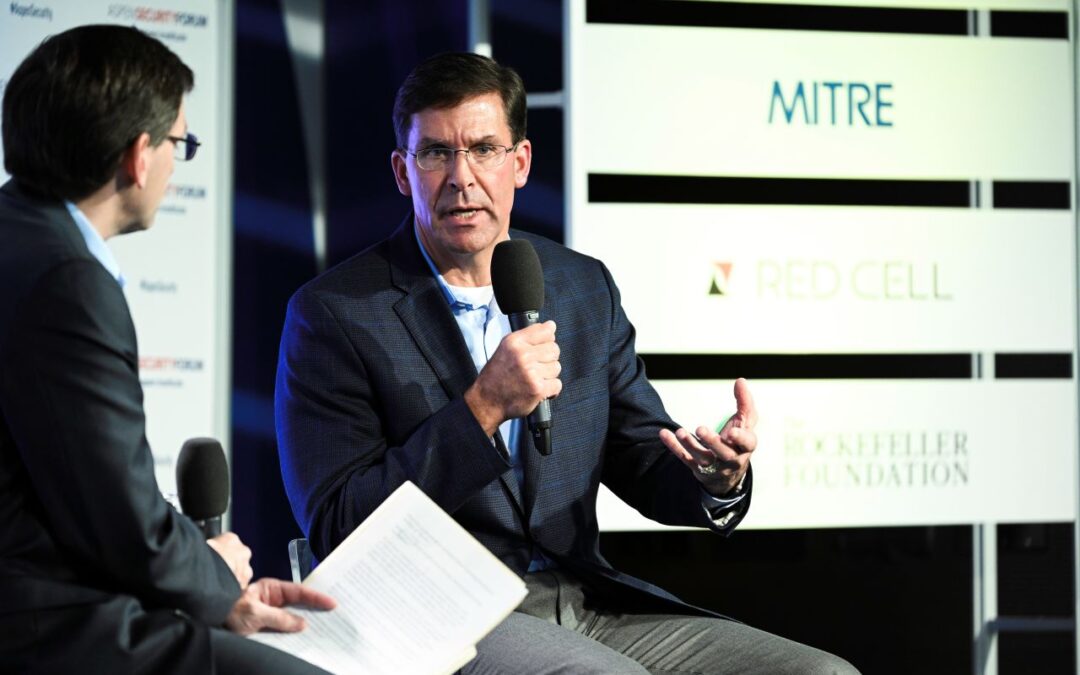 Fireside Chat on the Future of Taiwan with Mark Esper